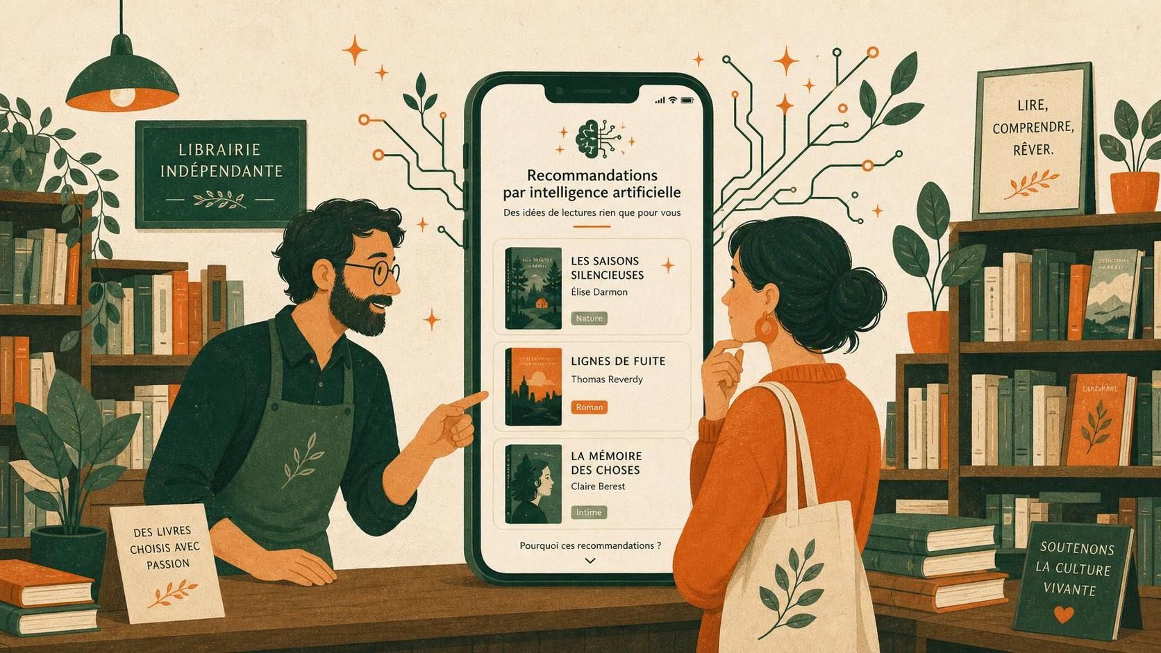 découvrez notre ia gratuite dédiée aux librairies, offrant des recommandations personnalisées pour améliorer l'expérience de vos clients et booster vos ventes.