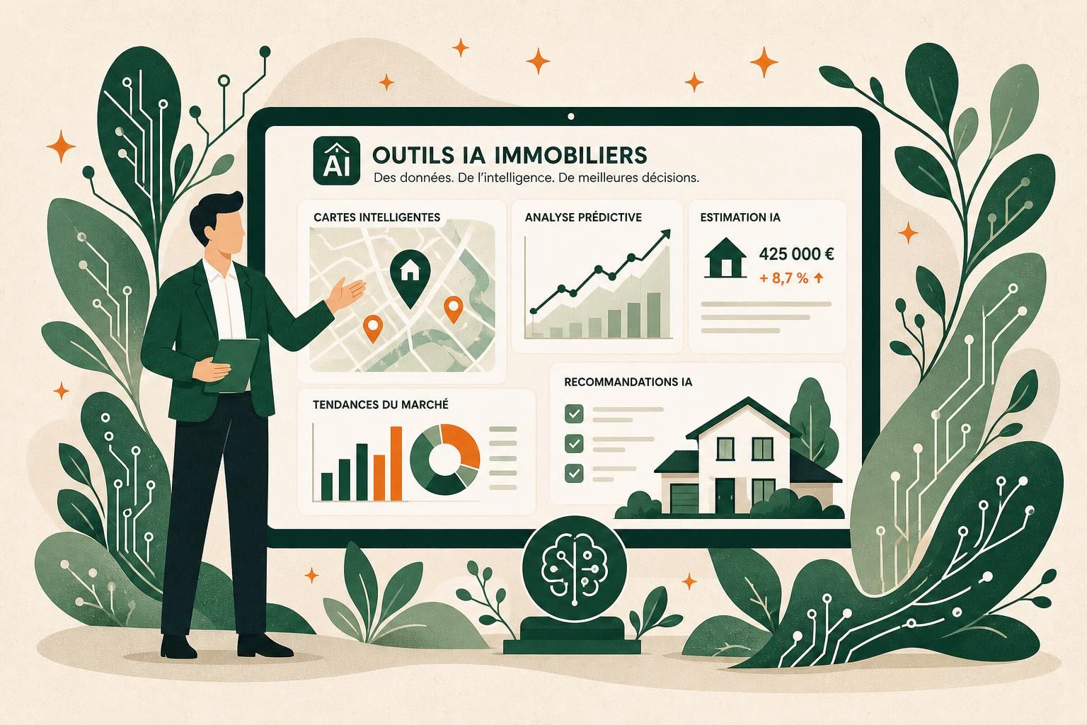 découvrez des outils d'ia gratuits spécialement conçus pour les agents immobiliers afin d'optimiser la gestion, la vente et la communication dans le secteur immobilier.