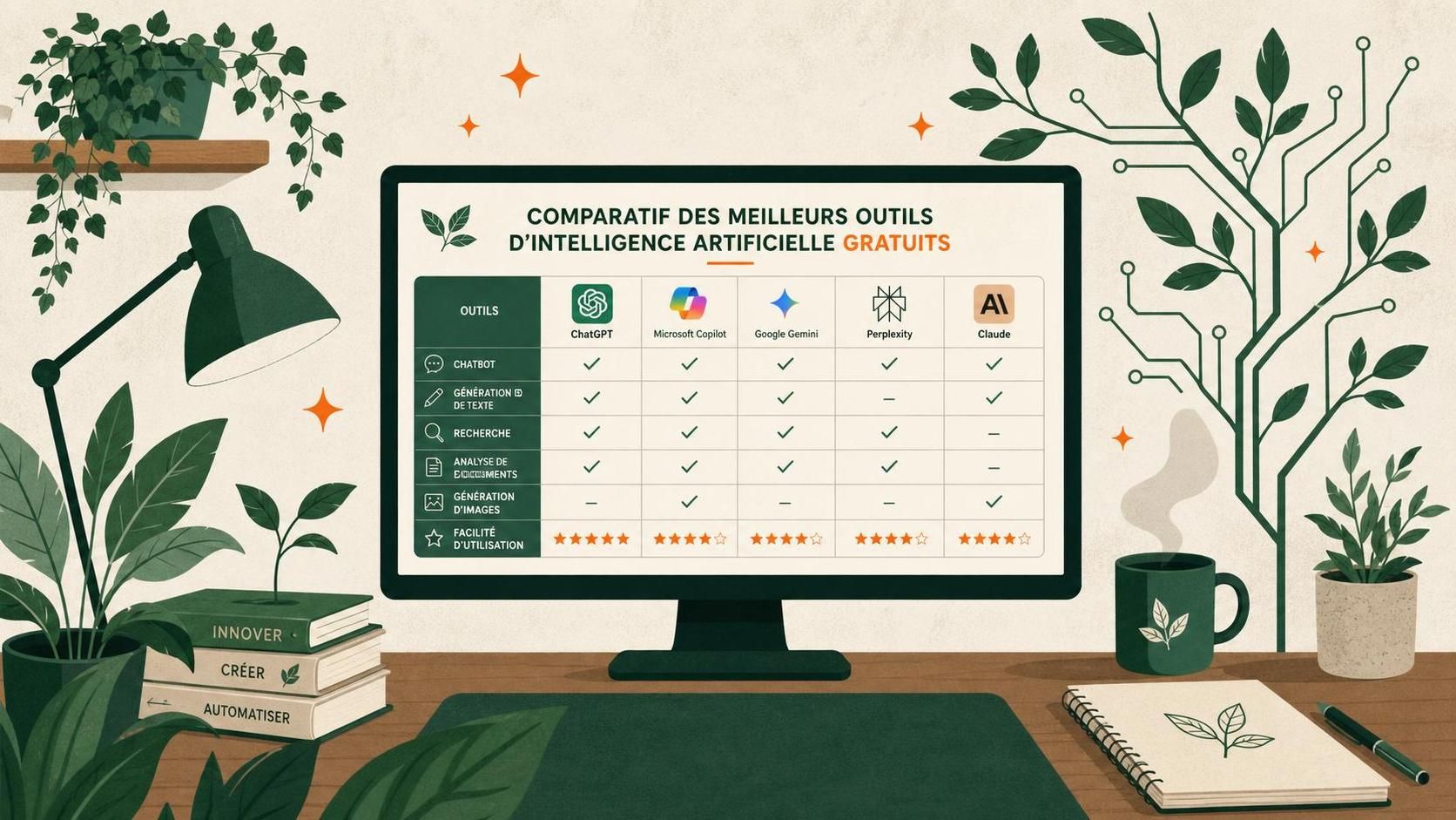 découvrez le top 15 des meilleurs outils d'ia gratuits en 2026 pour améliorer votre productivité et explorer les dernières innovations en intelligence artificielle.