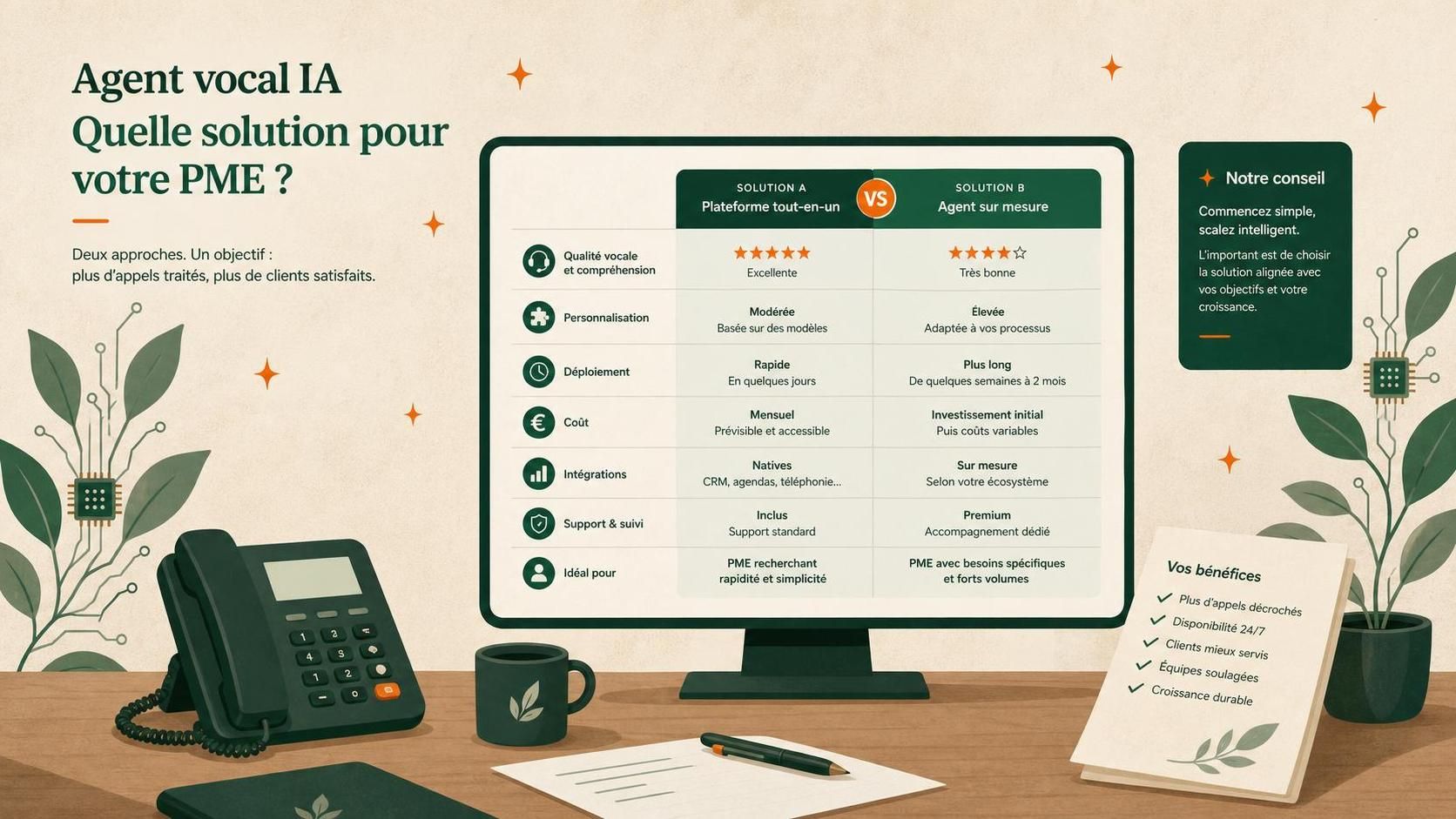 comparez airagent et diabolocom pour choisir la solution idéale de gestion des appels pour votre pme. découvrez les fonctionnalités, avantages et tarifs de chaque option.