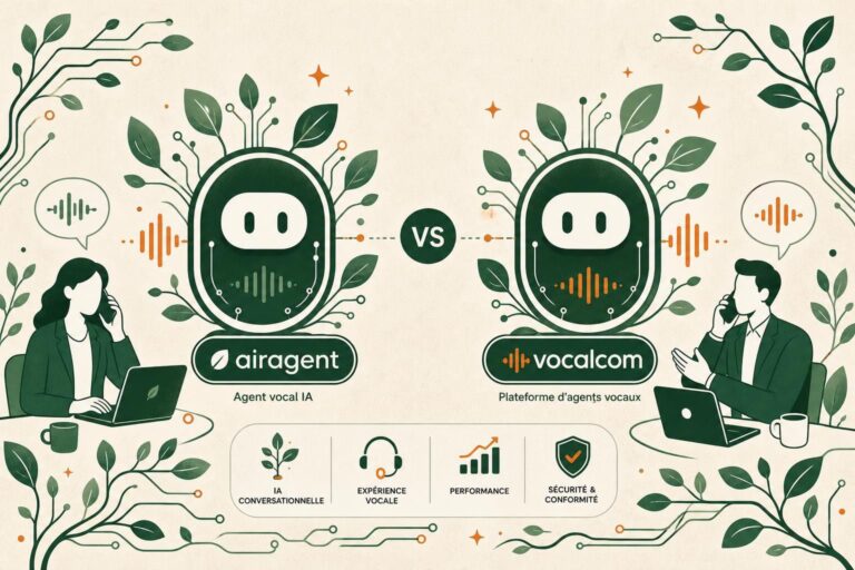 découvrez notre comparatif 2026 entre airagent et vocalcom, deux solutions d'agents vocaux performantes pour optimiser votre service client et améliorer l'expérience utilisateur.
