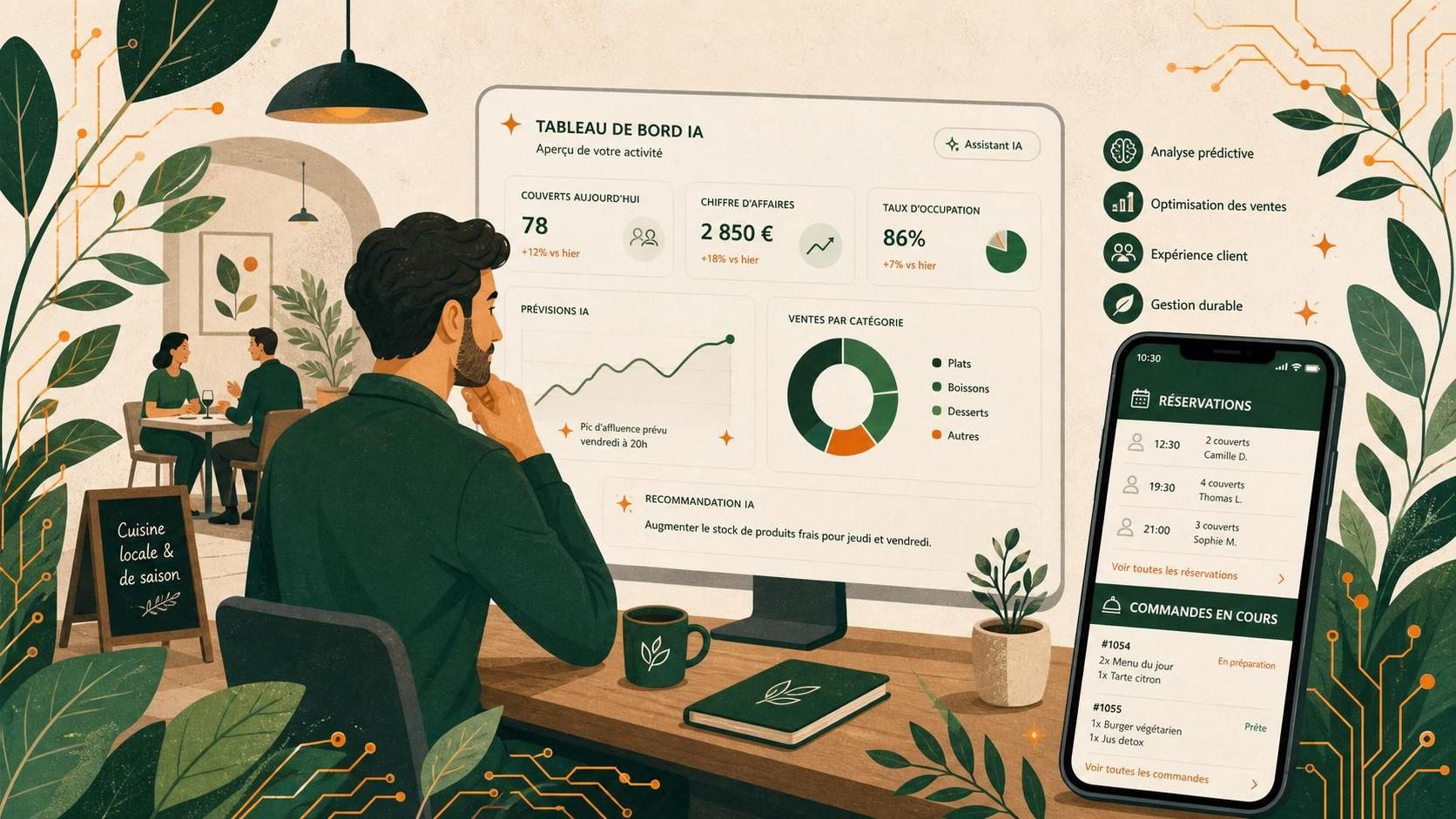 découvrez notre ia gratuite dédiée à la restauration pour automatiser les tâches de votre restaurant, améliorer l'efficacité et offrir une expérience client optimale.