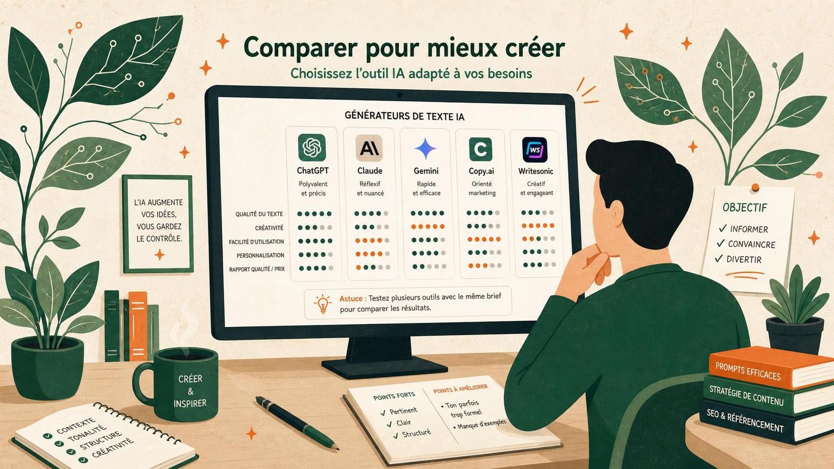 découvrez les meilleurs générateurs de contenu ia texte gratuits pour créer facilement des articles, blogs et textes de qualité.