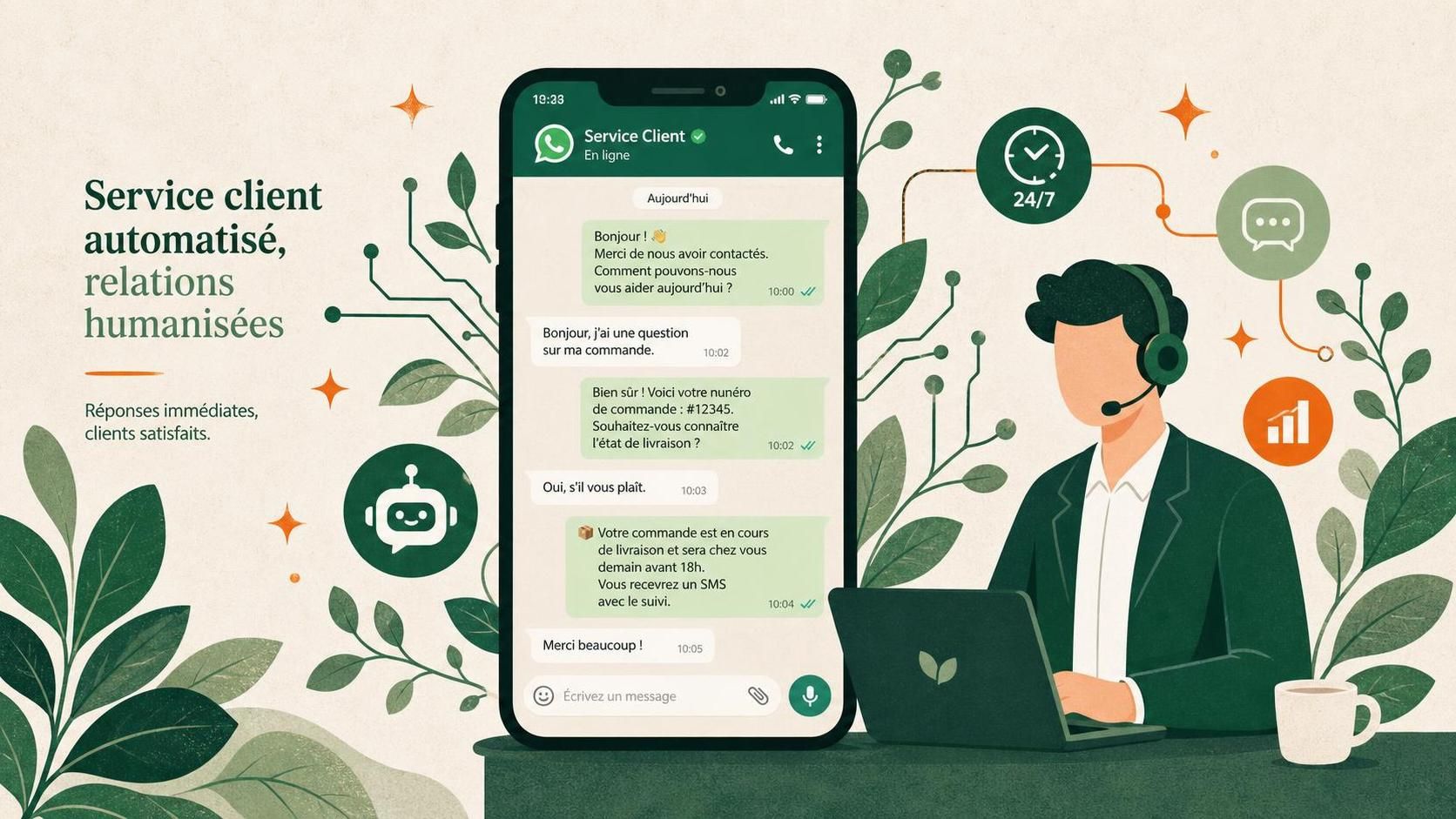 découvrez notre chatbot whatsapp gratuit pour automatiser facilement vos conversations et améliorer la communication avec vos clients.