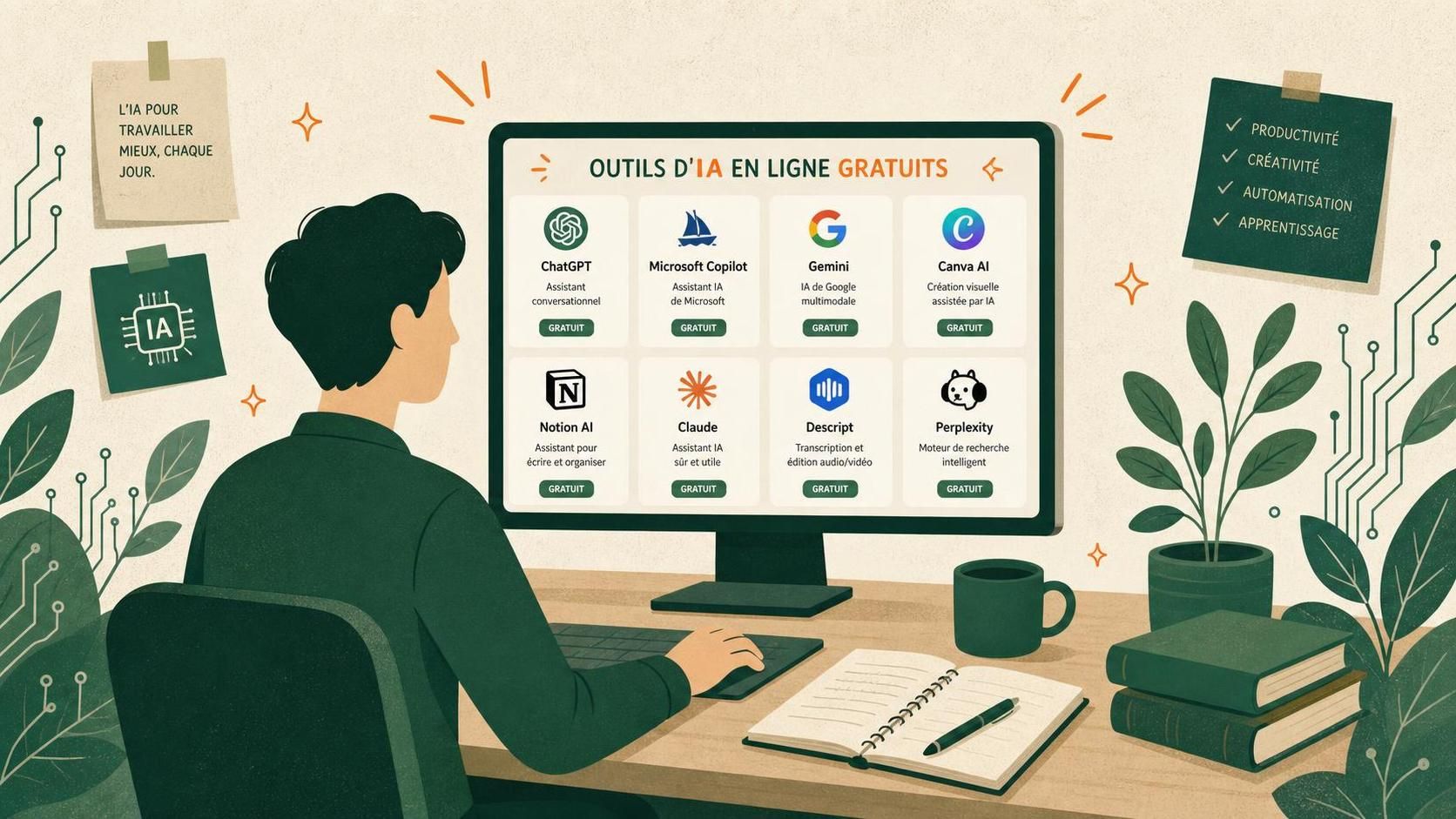 découvrez comment accéder facilement à une ia en ligne gratuite pour optimiser vos tâches quotidiennes sans frais.