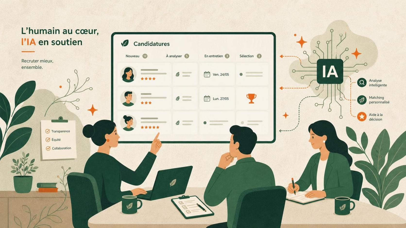 découvrez notre ia gratuite dédiée aux ressources humaines pour optimiser le recrutement et la gestion du personnel de manière simple et efficace.