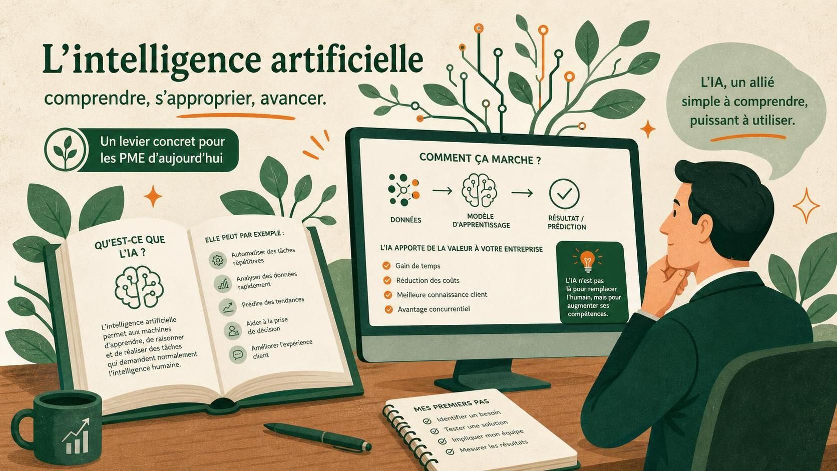 découvrez les bases de l'intelligence artificielle en seulement 10 minutes avec notre guide simple et rapide, conçu pour les débutants.