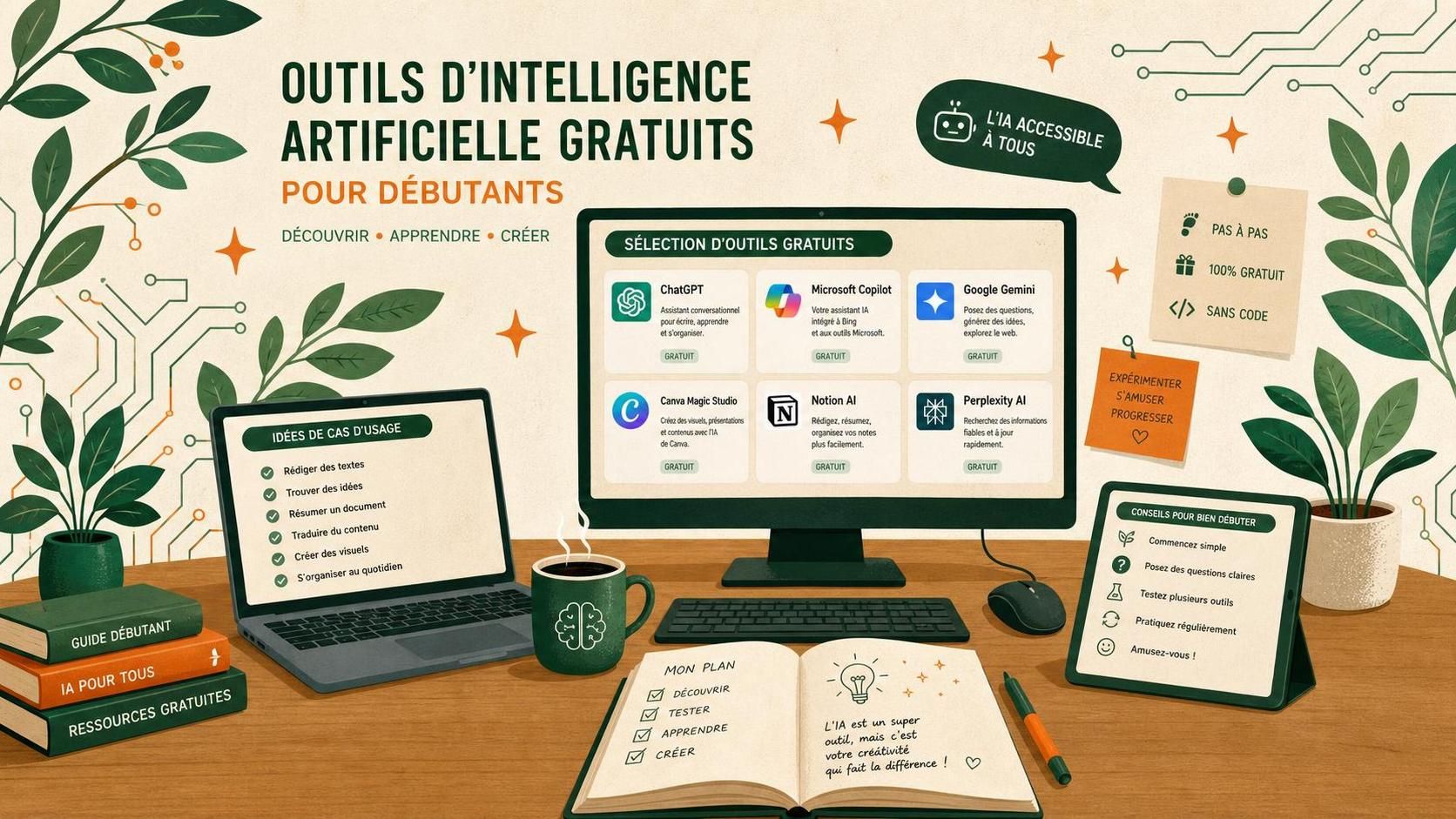 découvrez 12 logiciels d'ia gratuits parfaits pour les débutants. explorez des alternatives simples et efficaces pour démarrer facilement avec l'intelligence artificielle.