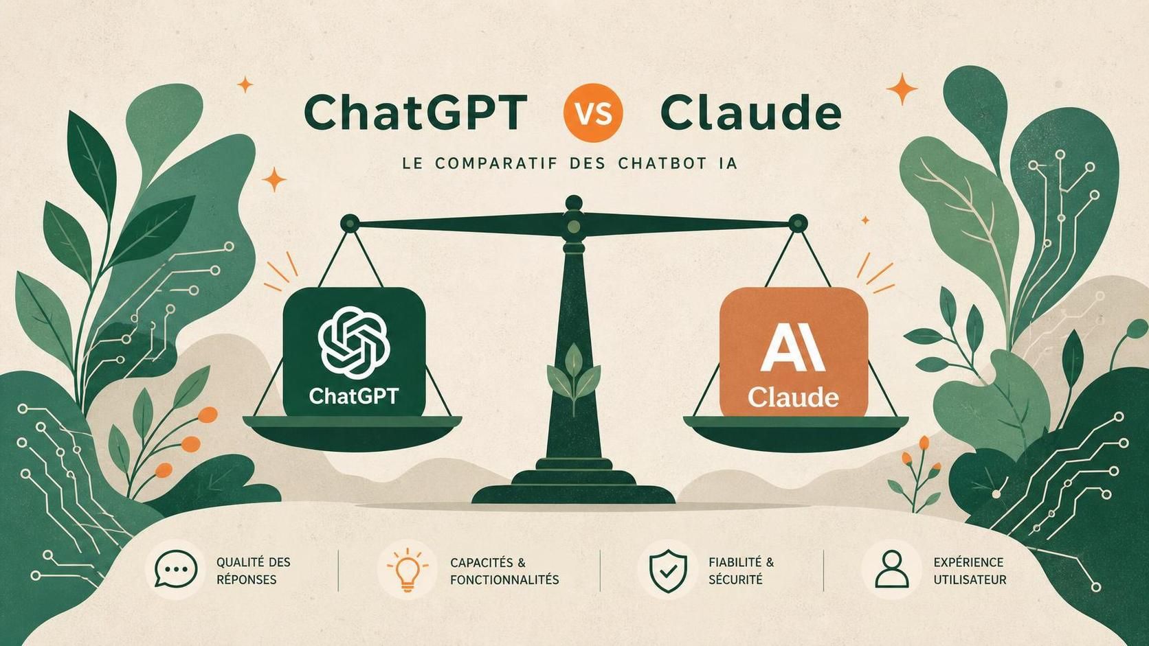 découvrez notre comparaison détaillée entre chatgpt et claude, les chatbots ia phares de 2026, pour choisir celui qui correspond le mieux à vos besoins en intelligence artificielle.