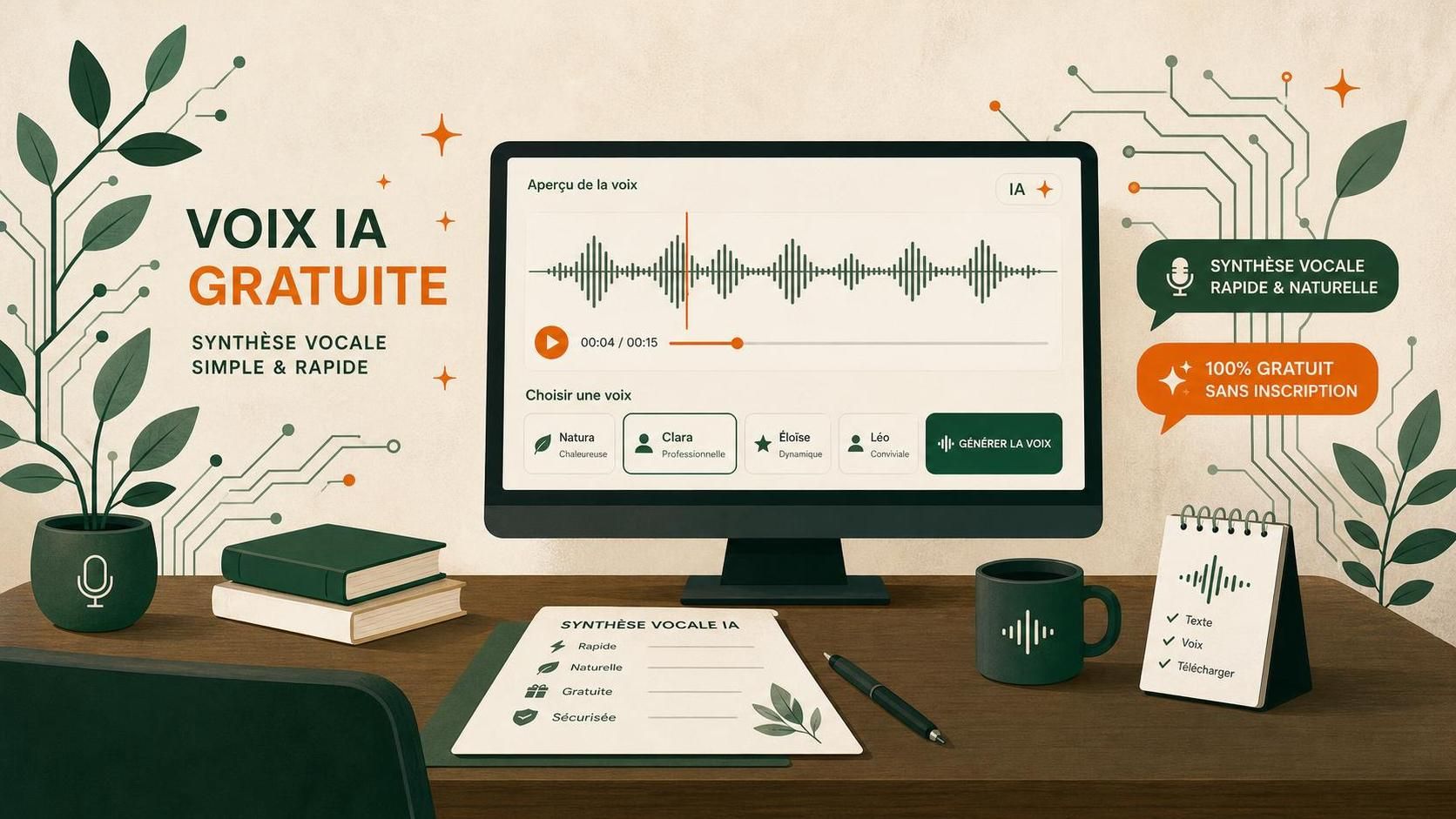 découvrez comment cloner et synthétiser votre voix gratuitement grâce à l'intelligence artificielle. créez des voix réalistes en quelques clics avec notre technologie ia avancée.